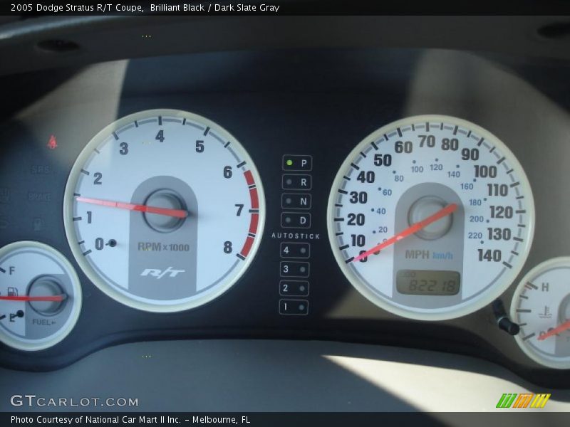 Brilliant Black / Dark Slate Gray 2005 Dodge Stratus R/T Coupe