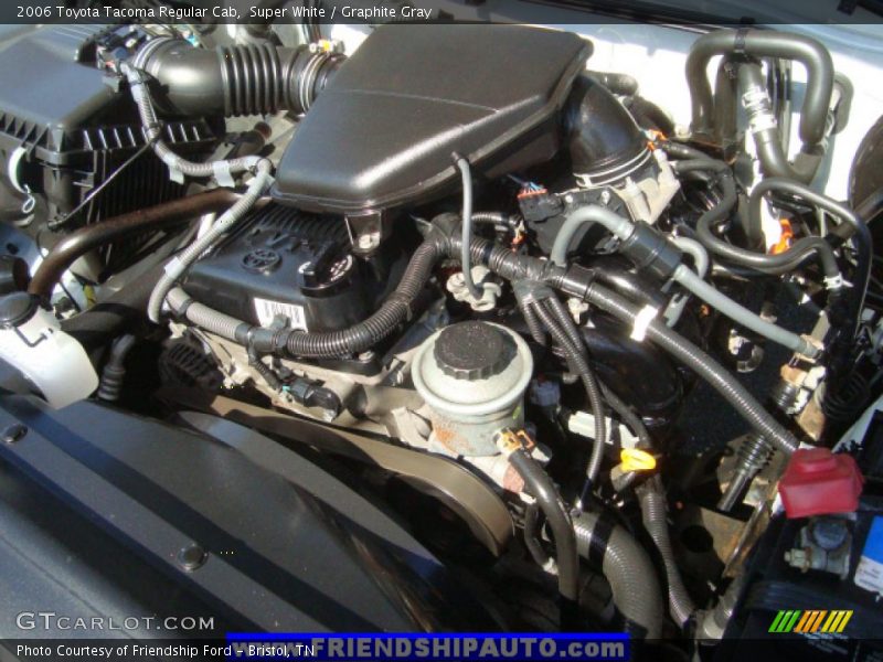 Super White / Graphite Gray 2006 Toyota Tacoma Regular Cab