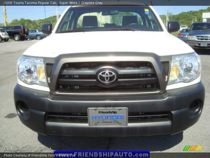 Super White / Graphite Gray 2006 Toyota Tacoma Regular Cab