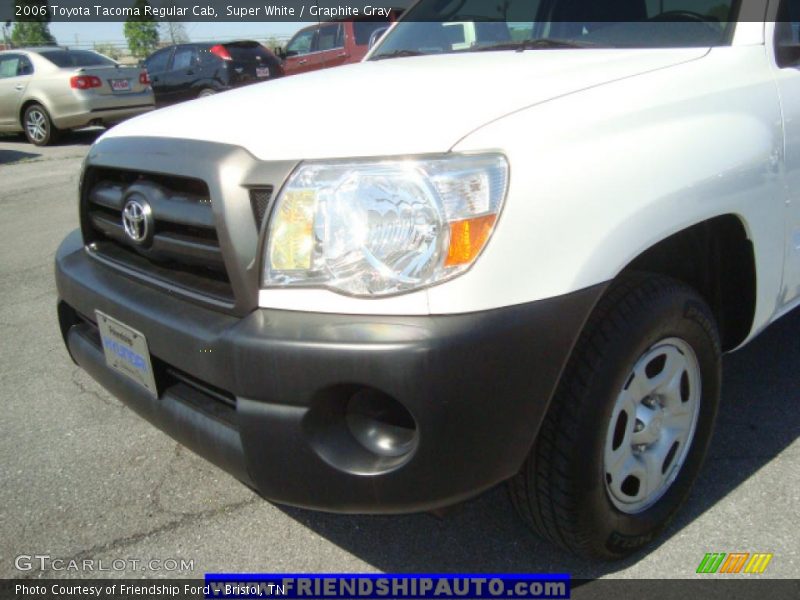 Super White / Graphite Gray 2006 Toyota Tacoma Regular Cab