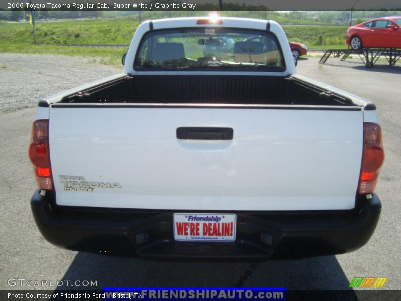 Super White / Graphite Gray 2006 Toyota Tacoma Regular Cab
