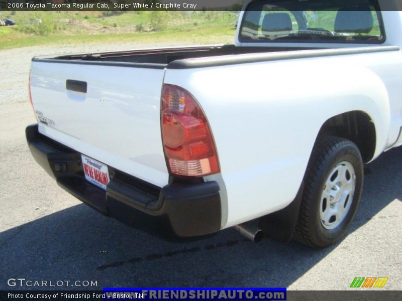 Super White / Graphite Gray 2006 Toyota Tacoma Regular Cab