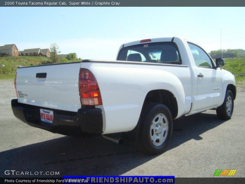Super White / Graphite Gray 2006 Toyota Tacoma Regular Cab