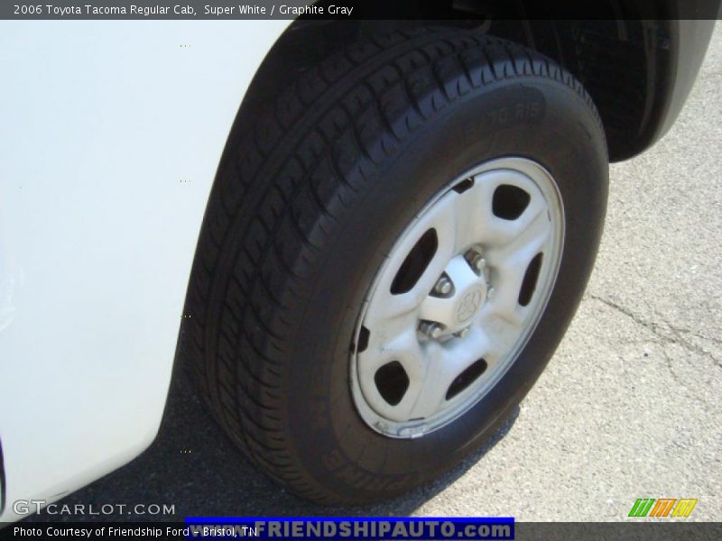 Super White / Graphite Gray 2006 Toyota Tacoma Regular Cab