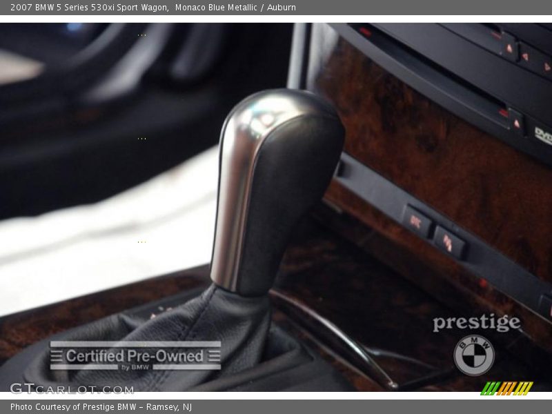 Monaco Blue Metallic / Auburn 2007 BMW 5 Series 530xi Sport Wagon