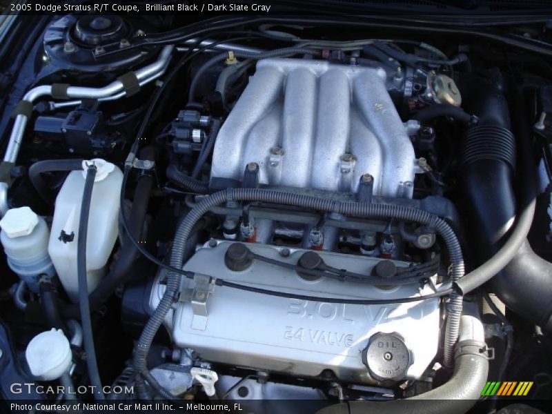 Brilliant Black / Dark Slate Gray 2005 Dodge Stratus R/T Coupe