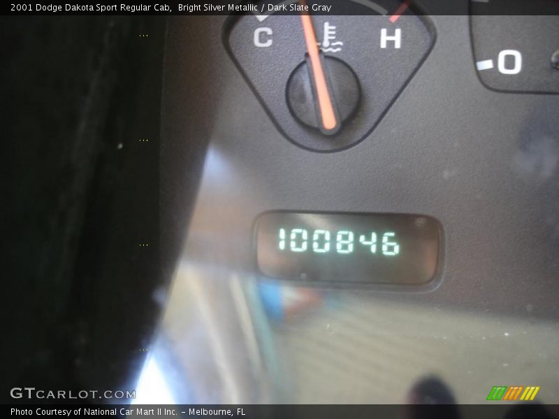 Bright Silver Metallic / Dark Slate Gray 2001 Dodge Dakota Sport Regular Cab