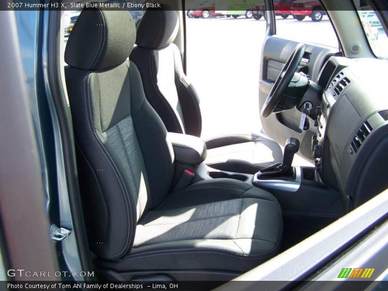 Slate Blue Metallic / Ebony Black 2007 Hummer H3 X