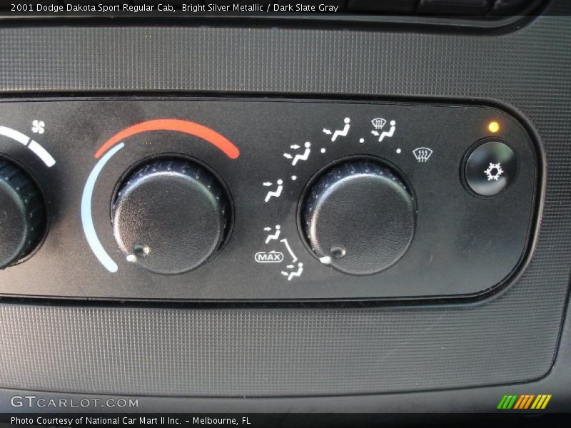 Bright Silver Metallic / Dark Slate Gray 2001 Dodge Dakota Sport Regular Cab