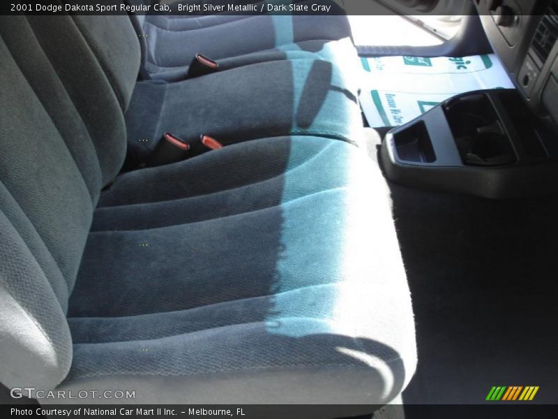 Bright Silver Metallic / Dark Slate Gray 2001 Dodge Dakota Sport Regular Cab