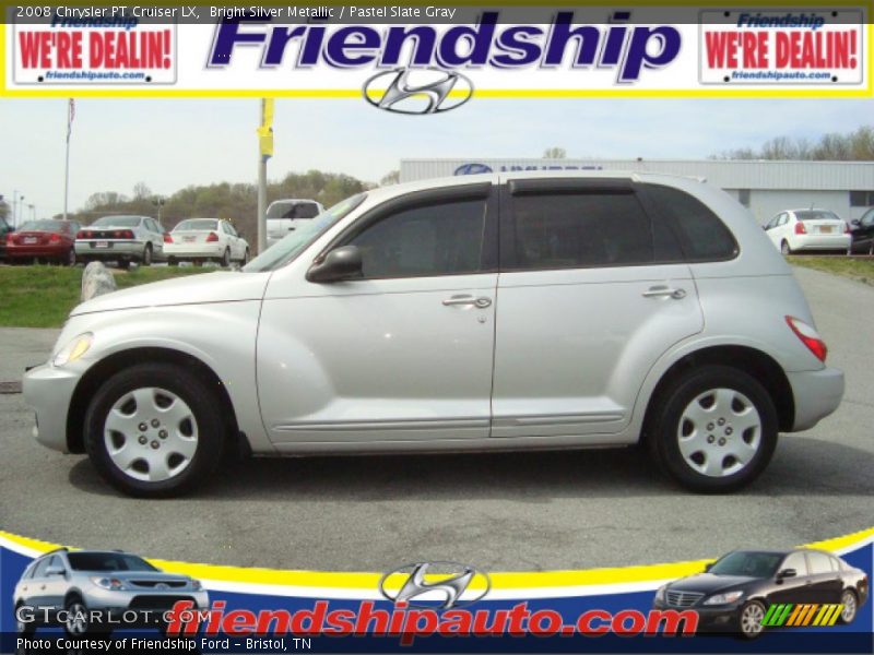 Bright Silver Metallic / Pastel Slate Gray 2008 Chrysler PT Cruiser LX