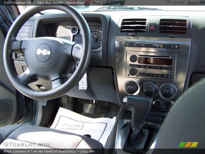 Slate Blue Metallic / Ebony Black 2007 Hummer H3 X