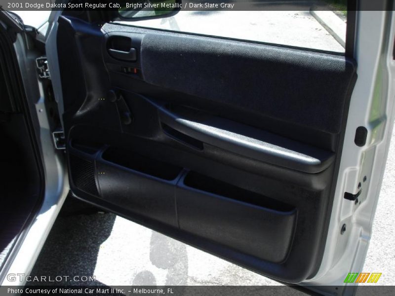 Bright Silver Metallic / Dark Slate Gray 2001 Dodge Dakota Sport Regular Cab