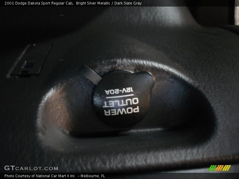Bright Silver Metallic / Dark Slate Gray 2001 Dodge Dakota Sport Regular Cab