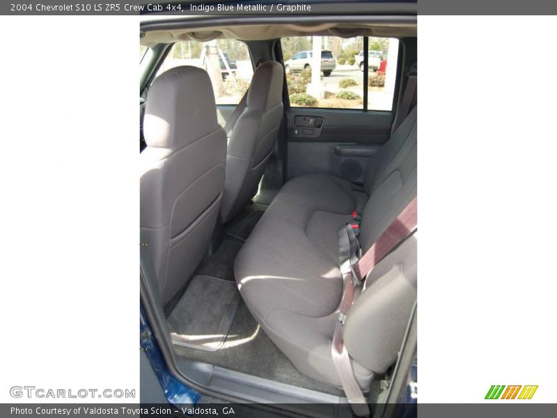 Indigo Blue Metallic / Graphite 2004 Chevrolet S10 LS ZR5 Crew Cab 4x4