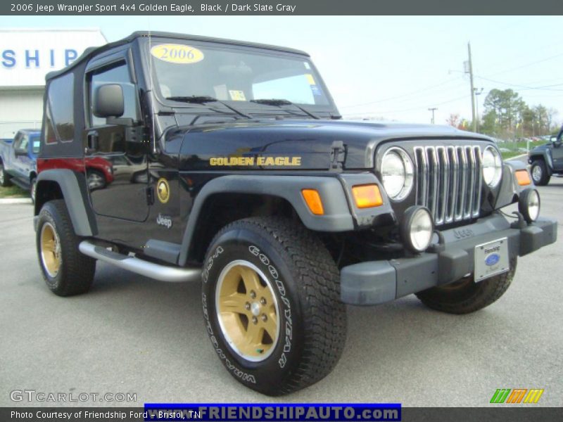 Black / Dark Slate Gray 2006 Jeep Wrangler Sport 4x4 Golden Eagle