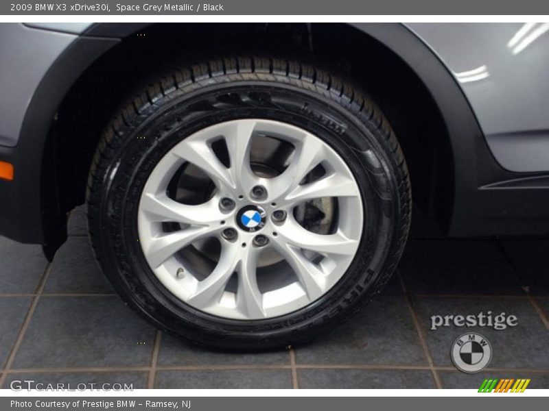 Space Grey Metallic / Black 2009 BMW X3 xDrive30i