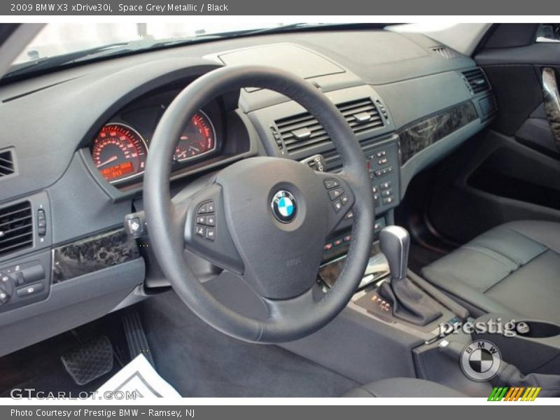 Space Grey Metallic / Black 2009 BMW X3 xDrive30i