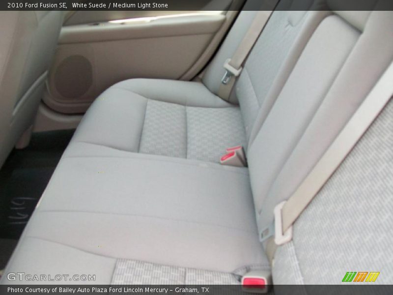 White Suede / Medium Light Stone 2010 Ford Fusion SE
