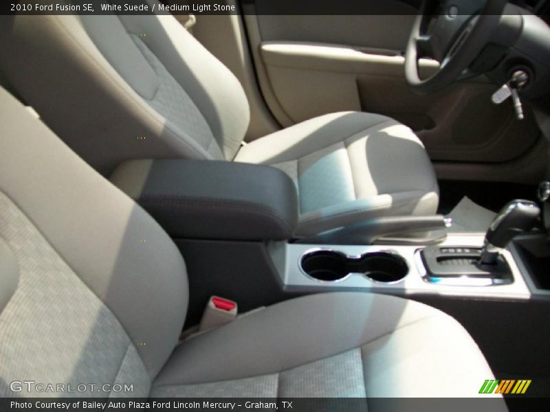 White Suede / Medium Light Stone 2010 Ford Fusion SE