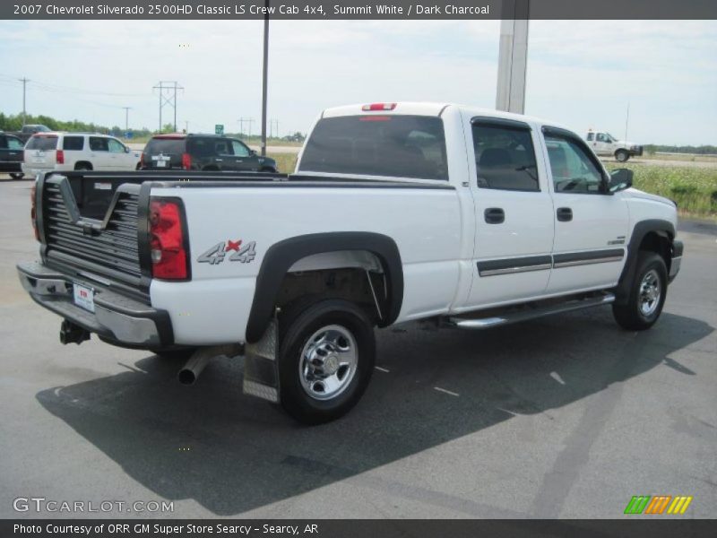 Summit White / Dark Charcoal 2007 Chevrolet Silverado 2500HD Classic LS Crew Cab 4x4