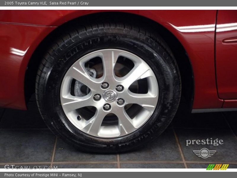 Salsa Red Pearl / Gray 2005 Toyota Camry XLE
