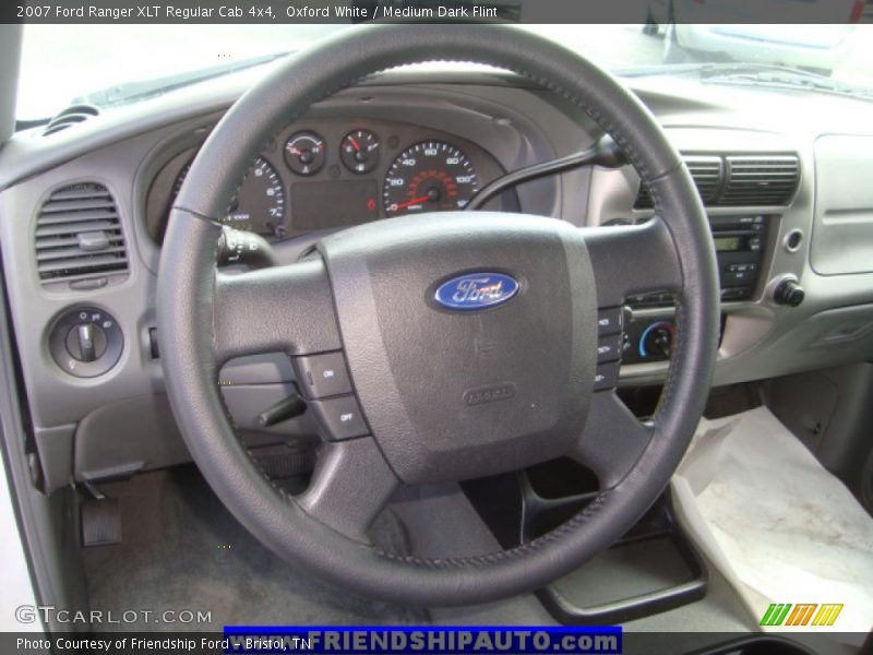 Oxford White / Medium Dark Flint 2007 Ford Ranger XLT Regular Cab 4x4