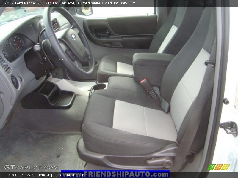 Oxford White / Medium Dark Flint 2007 Ford Ranger XLT Regular Cab 4x4