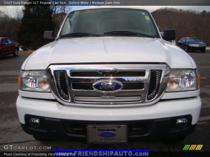 Oxford White / Medium Dark Flint 2007 Ford Ranger XLT Regular Cab 4x4
