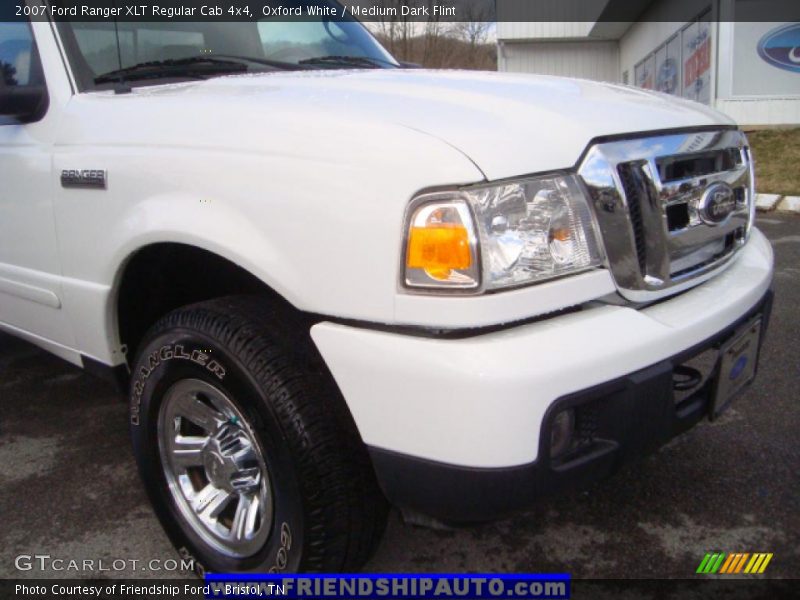 Oxford White / Medium Dark Flint 2007 Ford Ranger XLT Regular Cab 4x4
