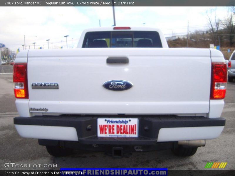 Oxford White / Medium Dark Flint 2007 Ford Ranger XLT Regular Cab 4x4