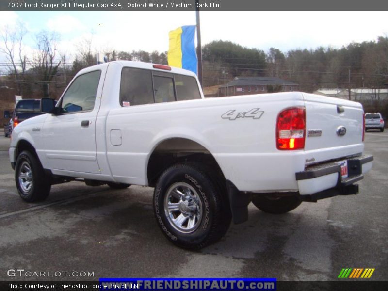 Oxford White / Medium Dark Flint 2007 Ford Ranger XLT Regular Cab 4x4
