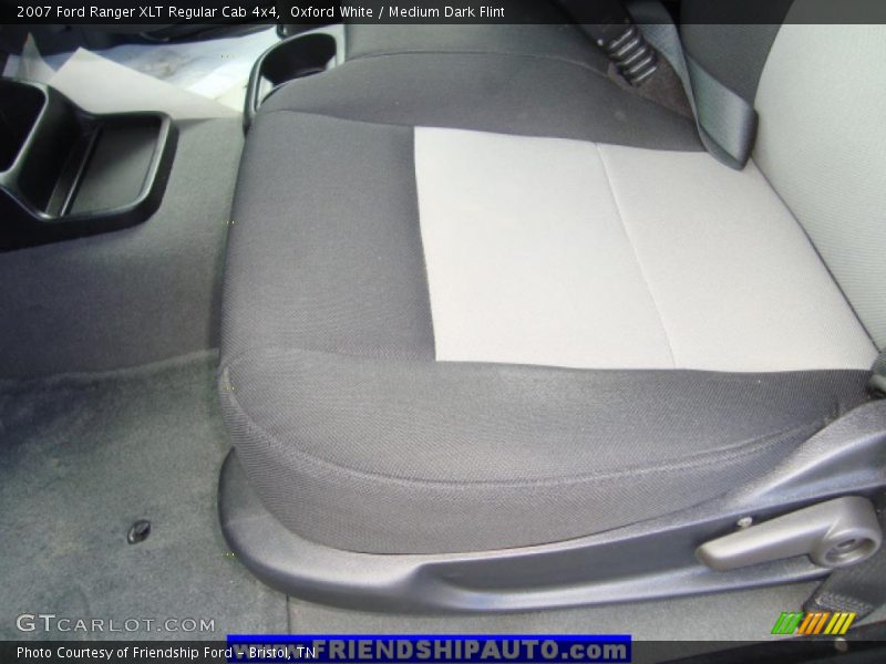 Oxford White / Medium Dark Flint 2007 Ford Ranger XLT Regular Cab 4x4