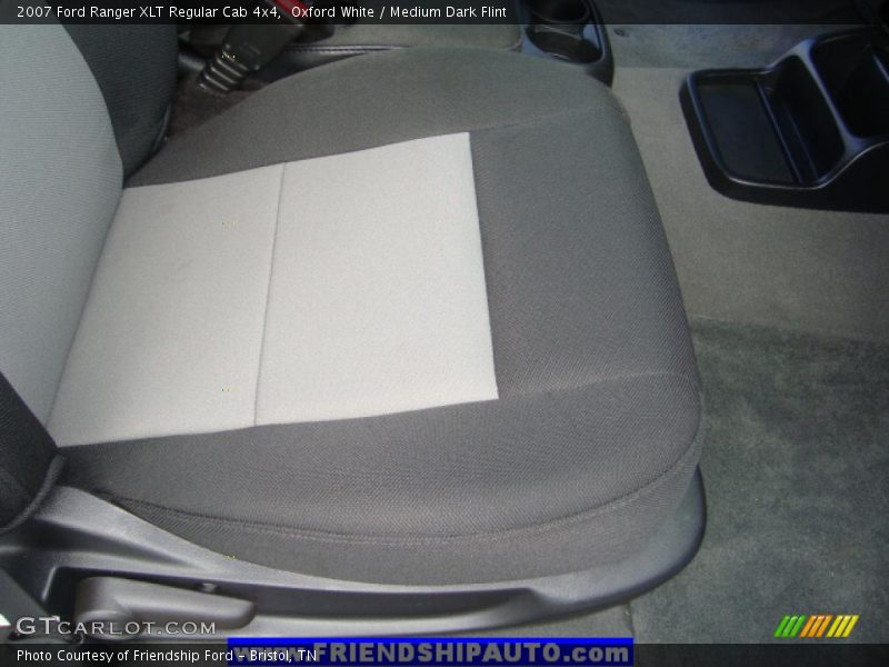 Oxford White / Medium Dark Flint 2007 Ford Ranger XLT Regular Cab 4x4
