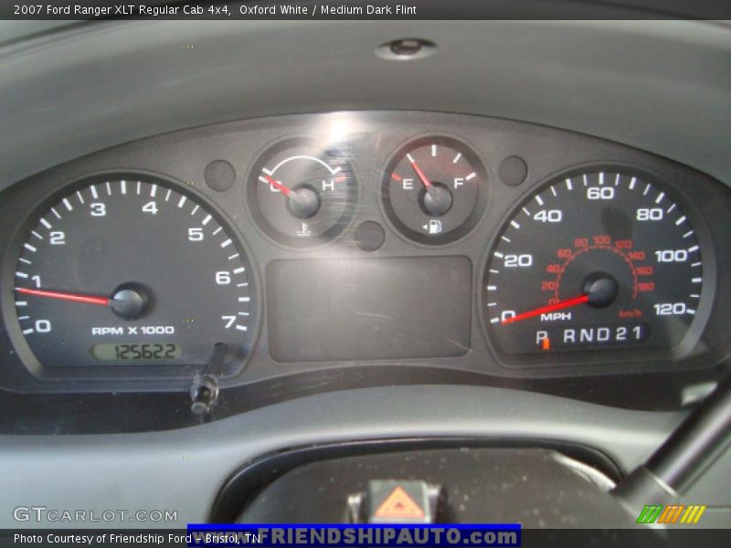 Oxford White / Medium Dark Flint 2007 Ford Ranger XLT Regular Cab 4x4