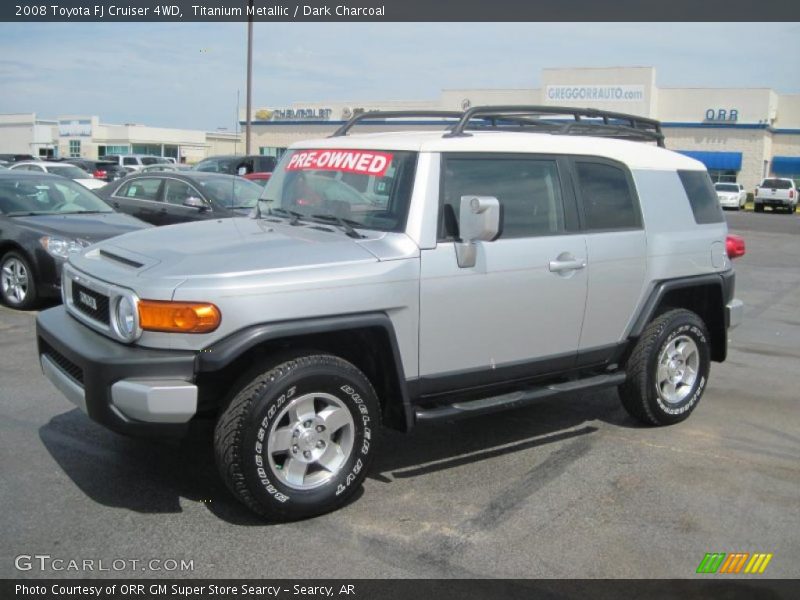 Titanium Metallic / Dark Charcoal 2008 Toyota FJ Cruiser 4WD