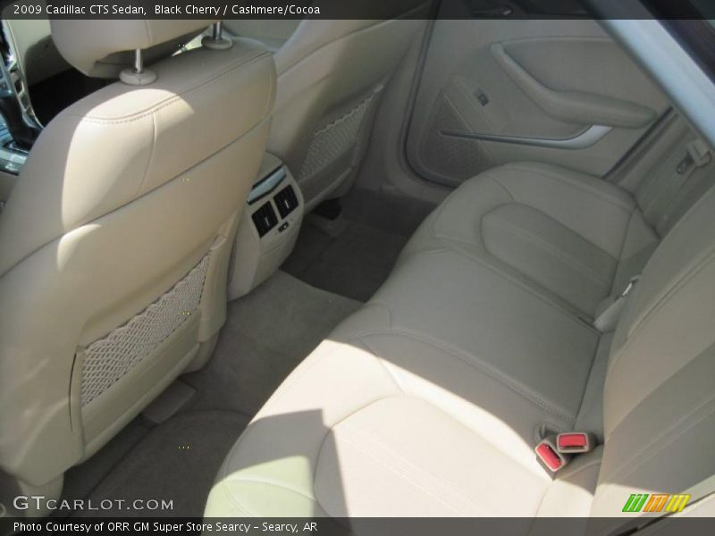 Black Cherry / Cashmere/Cocoa 2009 Cadillac CTS Sedan