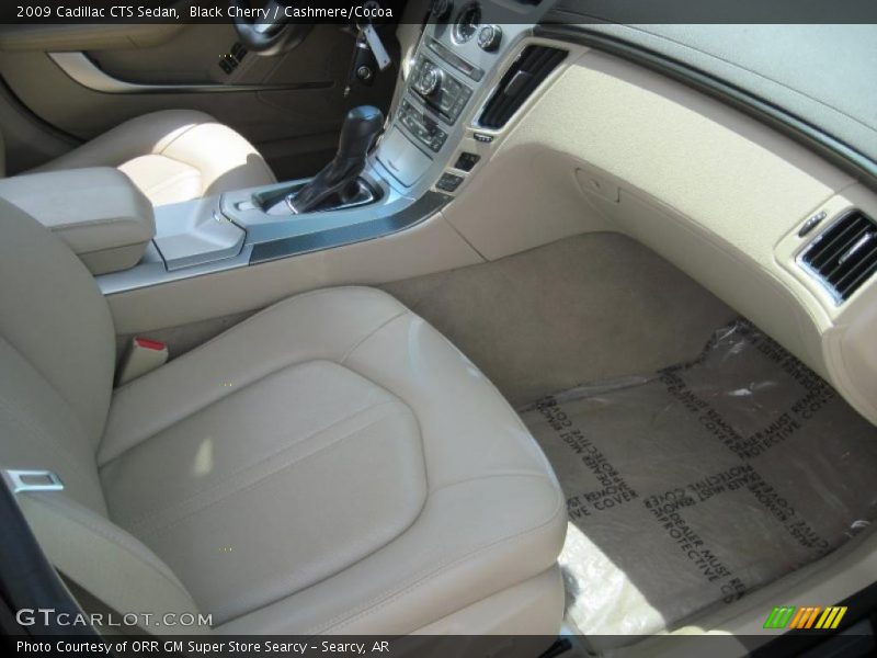 Black Cherry / Cashmere/Cocoa 2009 Cadillac CTS Sedan