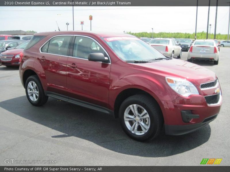 Cardinal Red Metallic / Jet Black/Light Titanium 2010 Chevrolet Equinox LS