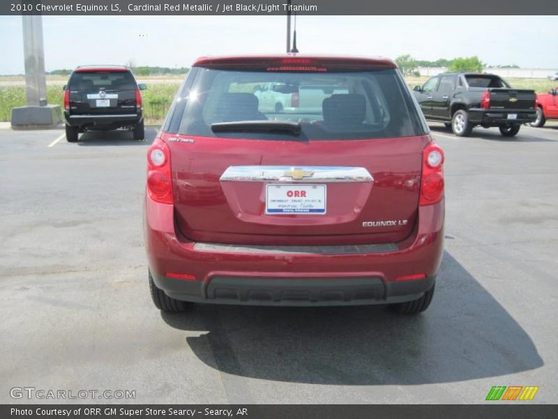 Cardinal Red Metallic / Jet Black/Light Titanium 2010 Chevrolet Equinox LS