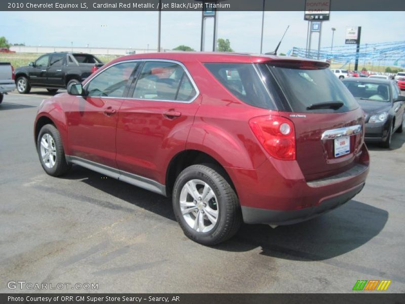 Cardinal Red Metallic / Jet Black/Light Titanium 2010 Chevrolet Equinox LS