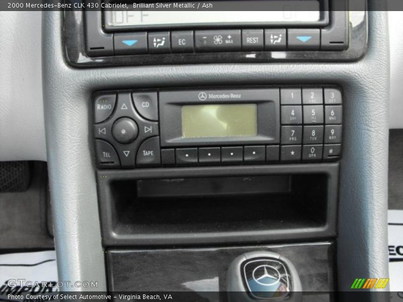 Brilliant Silver Metallic / Ash 2000 Mercedes-Benz CLK 430 Cabriolet