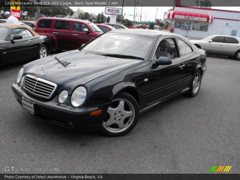 Black Opal Metallic / Ash 1999 Mercedes-Benz CLK 430 Coupe