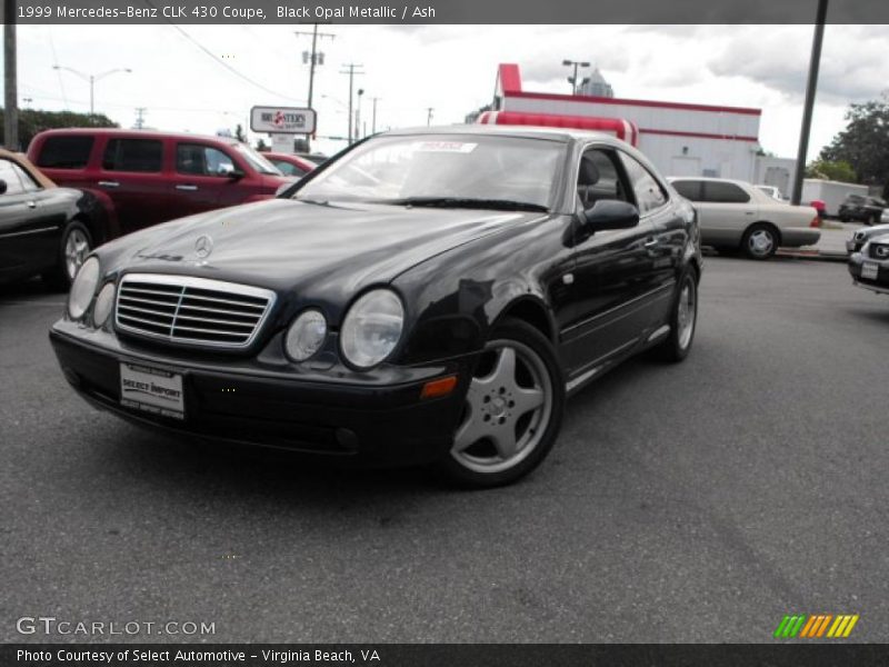 Black Opal Metallic / Ash 1999 Mercedes-Benz CLK 430 Coupe