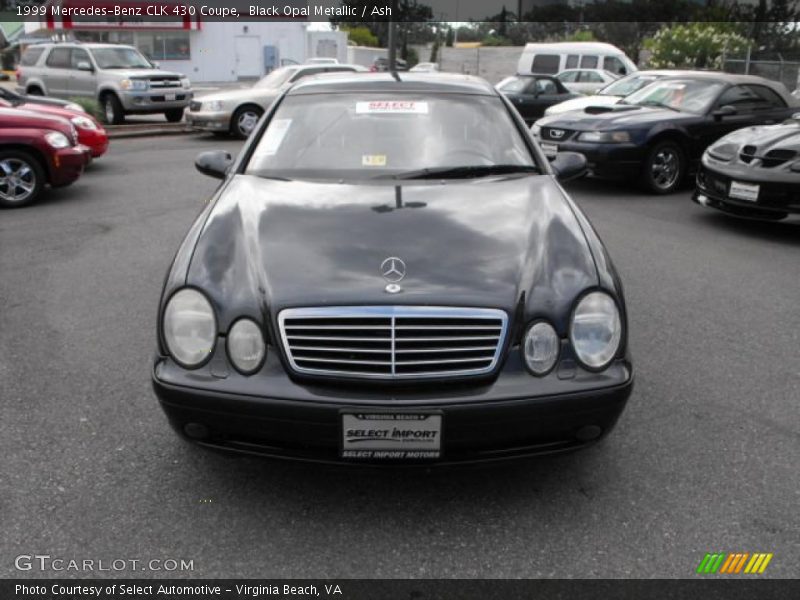 Black Opal Metallic / Ash 1999 Mercedes-Benz CLK 430 Coupe