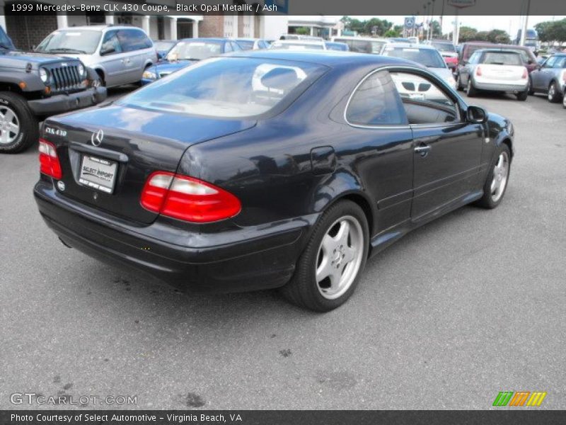 Black Opal Metallic / Ash 1999 Mercedes-Benz CLK 430 Coupe