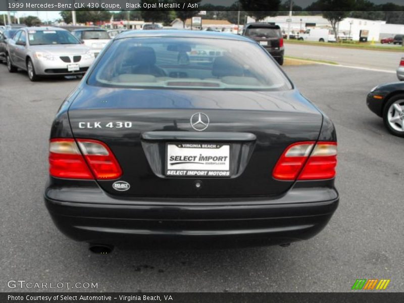 Black Opal Metallic / Ash 1999 Mercedes-Benz CLK 430 Coupe