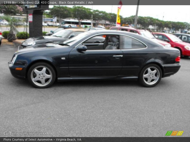 Black Opal Metallic / Ash 1999 Mercedes-Benz CLK 430 Coupe