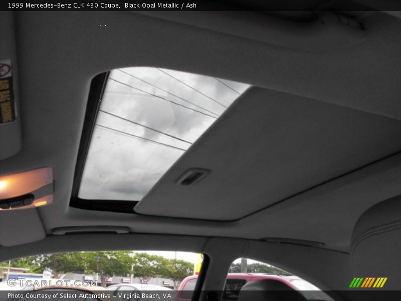Black Opal Metallic / Ash 1999 Mercedes-Benz CLK 430 Coupe