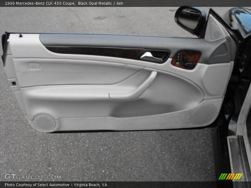 Black Opal Metallic / Ash 1999 Mercedes-Benz CLK 430 Coupe